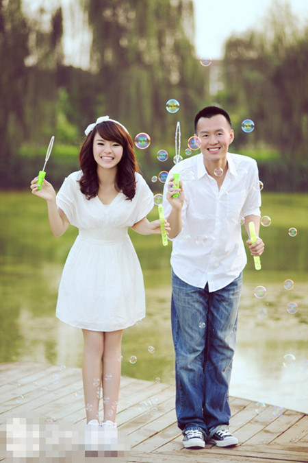 青青草和朵朵的婚纱照 ,看看的说|谈婚论嫁-化龙