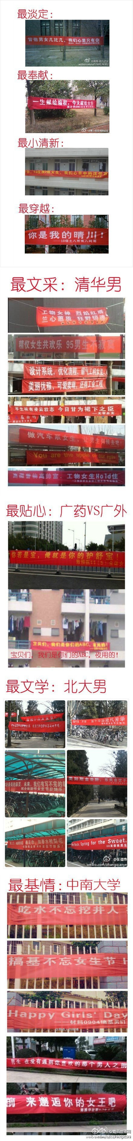 各高校庆祝<em>三八</em><em>妇女节</em>横幅<em>标语</em>|娱乐八卦-化