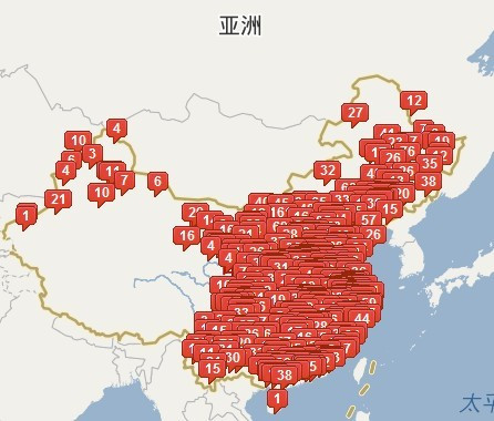 查了一下常州的加油站地图,中石化的非常少|谈